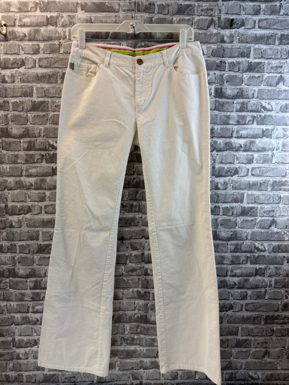 Lilly‎ Pulitzer Cream corduroy pants